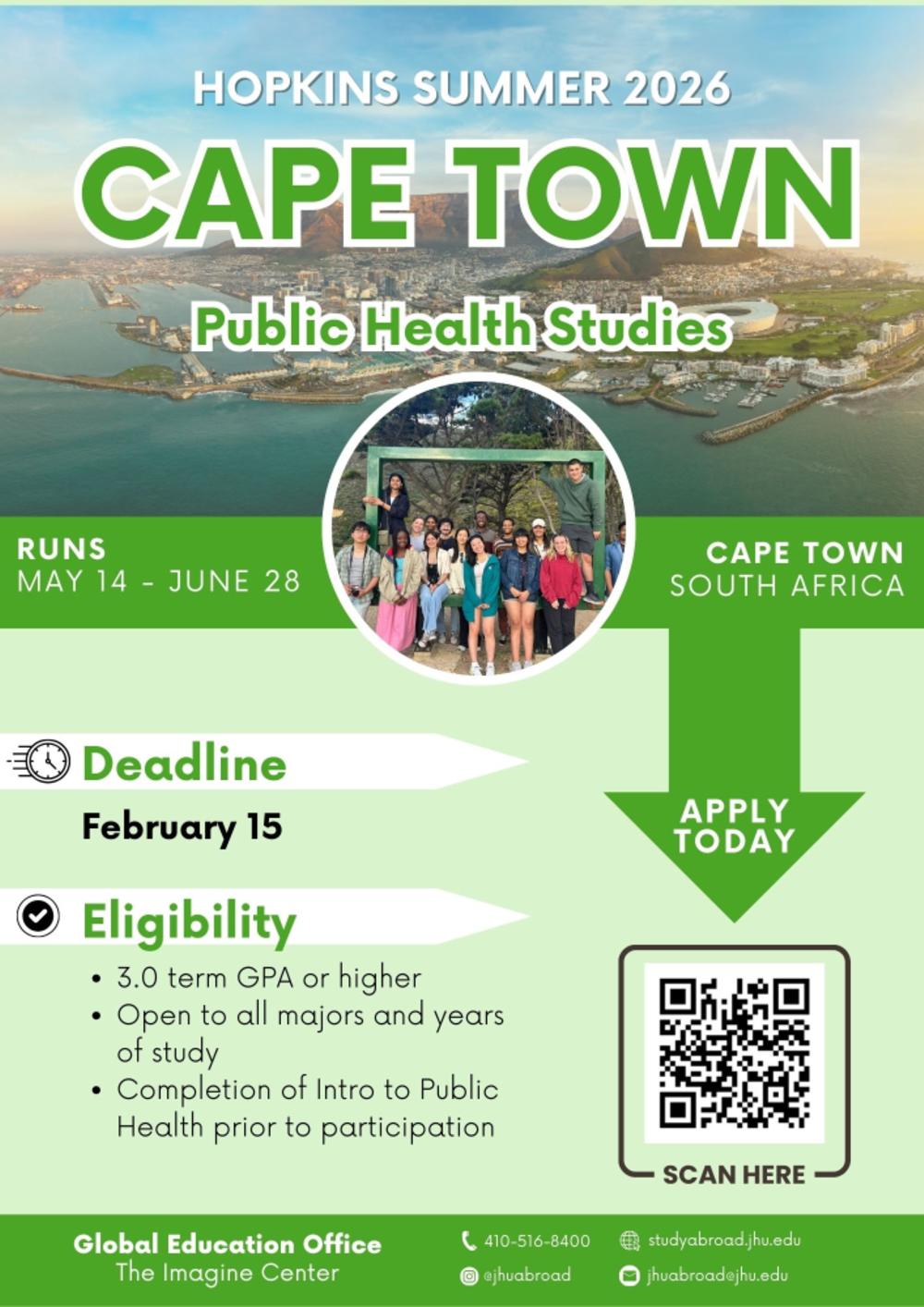 Cape Town 2026 Info Session